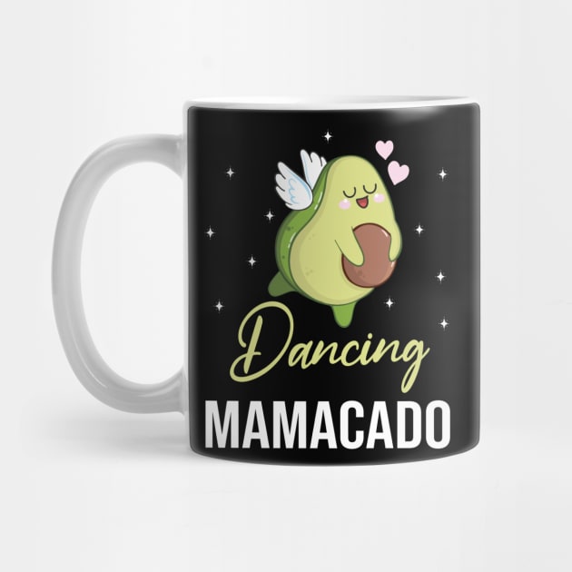 Avocado Dove Flying Happy Day To Me Dancing Mamacado Mother by DainaMotteut